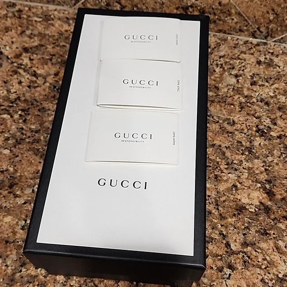 Gucci Madelyn Crystal Logo Cobalt Mules - SZ 40 - Picture 3 of 17